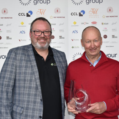 Best Single Vineyard Wines won by Penna Lane Wines 2022 Watervale Riesling - Garry Velt, Clare Valley Enterprises, and Peter Treloar, Penna Lane Wines.