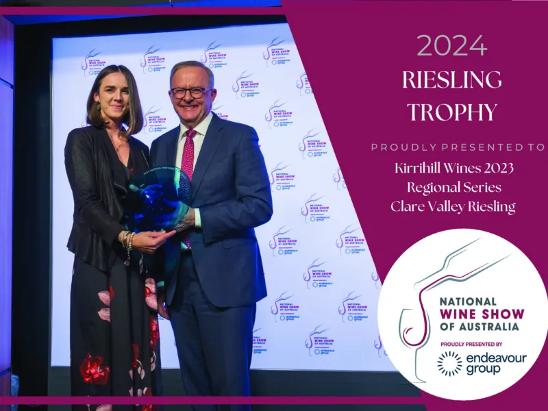 NWS 2024 riesling trophy Alexandra Wardlaw Prime Minister Anthony Albanese